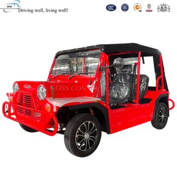 Electric 4 Seats Golf Cart 96V Moke Electric Sightseeing Golf Cart 4 Seats Moke Electric Mini Jeep Moke Car Mini Moke Car - GDSS CONSTRUCTION LIMITED - China