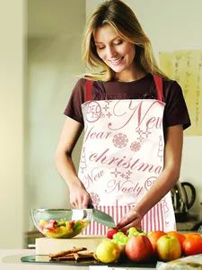 Anti-Stain and Oil-Proof Christmas Printed Thickened Waterproof Waist Skirt Apron Waist - Fuzhou Haomin Imp. & Exp. Co., Ltd. - China