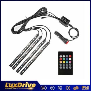 LED Car Light RGB Atmosphere Lamp 20-Keys Music Control Car Decorative Light Strip for Interior Vehicle Ambient Lighting Auto Parts LED Work Light - Guangzhou Fdn Autolighting Company Limited. - China