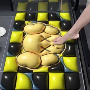 Custom 3D Bathroom Accessories Water Absorption Cute Diatomite Bath Mats - Yiwu Youyuan Decorative Material Co., Ltd. - China