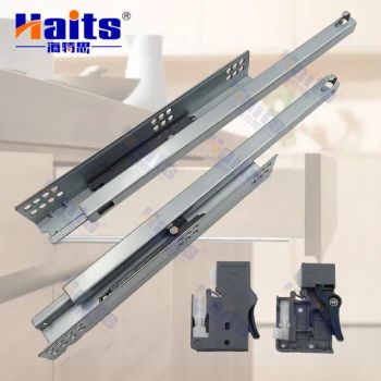 Furniture Accessories Kitchen Drawer Slides Undermout Slides with Plastic Buckles - Jiangmen Tianhao Hardware And Electric Appliance Co.,Ltd - China