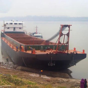 Backhoe Sand Dredging/ Shipping / Sand Mining Equipment Barges - Shandong Haijie Dredging Machinery Co., Ltd. - China