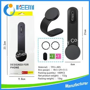 Strong Magnet Dashboard Flexible Bendable Adhesive Magnetic Car Phone Holder - Shenzhen Ikeemi Technology Co., Ltd. - China