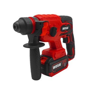 20V Rotary Hammer Drill Cordless Impact Cordless Hammer Drill Set Hammer Drill Double Batteries - Qidong Edge Tool Co., Ltd. - China