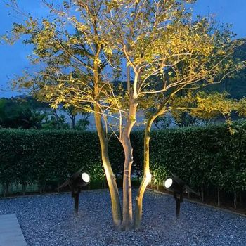Solar Garden Lights Decorative Patio Landscape Lamp Park Lawn Solar LED Spike Spotlights - Anhui Baoyang Lighting Technology Co., Ltd. - China