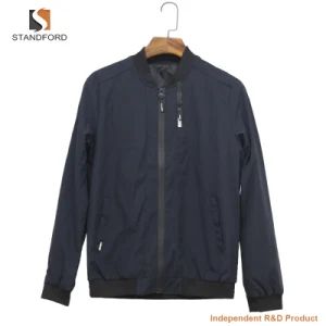 Soft Shell Lightweight Men's Zipper up Bomber Down Letterman Jacket College Baseball Varsity Jackets Men - Guangzhou Standford Garment Co., Ltd. - China