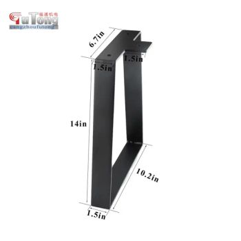Industrial Black Table Legs Metal Furniture DIY Steel Table Legs - Cangzhou Futong Precision Manufacturing Co., Ltd - China