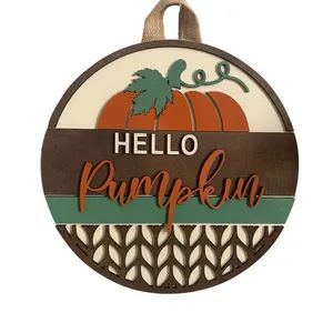 Welcome Doorplate Wreath Front Door Decoration Ez29301 - Ningbo Ezfocus Co., Ltd. - China