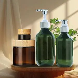 Eco Friendly Bamboo Packaging Bamboo Shea Butter Lightening Body Lotion Depilatory Wax Plastic Bottle Cosmetic Set Packaging - Shenzhen Zhenghao Plastic & Mold Co., Ltd. - China