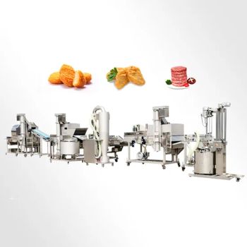 TCA Automatic 300kgh Chicken Nugget Hamburger Beef Patty Production Line Chicken Nugget Shaping Machine Price - Shandong Xindaxin Food Industrial Equipment Co., Ltd. - China