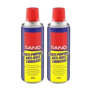 400ml Multi-Purpose Rust Removal Cleaning and Lubricating Oil Spray Anti Rust Lubricant - SANVO Fine Chemicals (Guangdong) Technology Limited - China