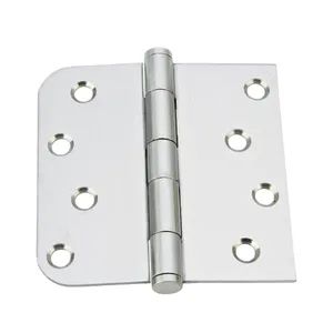 Round Corner Cheap Price Stainless Steel Furniture Wood Caninet or Metal Iron Door 3mm Thickness Hinges - Wenzhou Tops Hardware Co., Ltd. - China