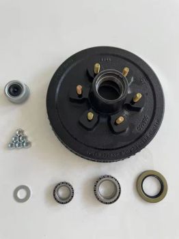 6K Axle Trailer Brake Drum Kit 6 on 5.5" Bolt Dexter 12 Inch Brake Drums 08-201-90 - Anhui Qingtai Auto Parts Co., Ltd - China
