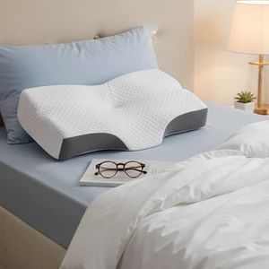 Anti-Snoring Dual-Zone Memory Foam Butterfly Cervical Pillow for Bed Sleeping - Guangzhou Mingjie Household Products Co. Ltd - China