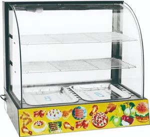 Transparent Food Display Cabinet/Electric Food Steamer 5 Layer Stainless Bread Steamer - Shijiazhuang LINKON Machinery Tech Co., Ltd. - China