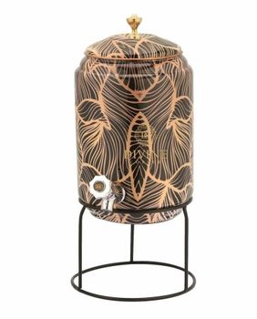 DC-447 Copper Meena Print Water Dispenser, For Hotel, Size: 12 Ltr - Divine Copper - India