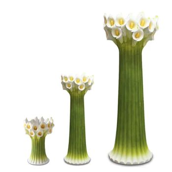 Sandstone Calla Vase for Artificial Flowers for Home Decoration or Hotel Decoration - Chaozhou Fints Craft & Gift Manufactory - China