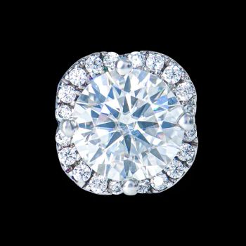 Xingyue Custom New 2024 White Small Vvs Gemstone Quality 925 Silver Women Fashion Jewelry Mossanite Moissanite Stud Earrings - Guangxi Wuzhou Xingyuegems Co., Ltd - China