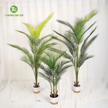 Zc Hot Sale Small Artificial Palm Trees Bonsai Decorative Indoor Plastic Trunk - Hebei Zhuochu Commerce Co., Ltd. - China