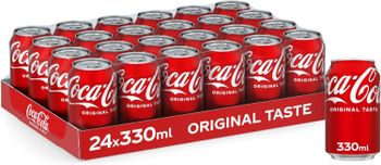 COCA COLA SOFT DRINKS Packaging Can Brand Name Coca cola Packaging Details ‎40.4 x 27.1 x 11.8 cm; 300 - TRADING OSS B.V. - Netherlands