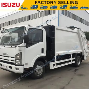 Isuzu Qingling HOWO Durable Quality Waste Collector 12 10 8 6cbm Compactor Compressed Garbage Truck Small Light Mini Garbage Dump Used Refeer Van Cargo Trucks - Chongqing Friends International Trade Co., Ltd. - China