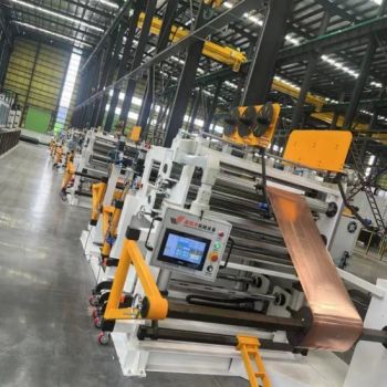 Pressing High-Performance Double Layers Foil Winding Machine for Copper Foil Conductors - Kunshan Xinhengyue Machinery Equipment Co., Ltd - China