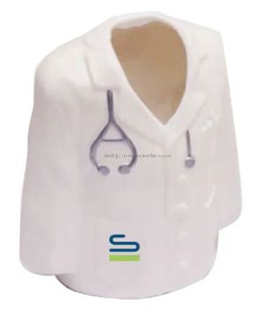 Doctor Gown Shaped Pen Holder MOQ 500PCS Style Simple Origin China Trademark DJ Condition New Logo Customized Material Plastic - Ningbo Deja Crafts Co., Ltd. - China