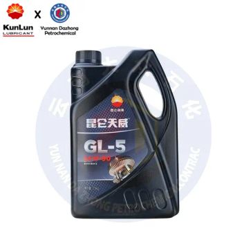 Kunlun Heavy Duty Automotive Gear Oil SAE 90, 140, Gl-5 80W90, 85W140 85W90 for Gearbox Engine Oil - Yunnan Dazhong Petrochemical Co., Ltd - China