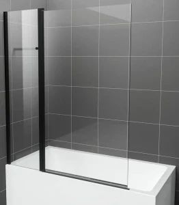 Black Color Pivot Shower Screen Bathtub Shower Room MOQ 20 Set Roller Nylon Brand Paikasie Origin Zhejiang Tray Material - ZHEJIANG SUEZ SANITARY WARE CO., LTD. - China