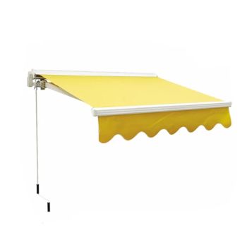 Sunshine Retractable Awnings Fold Arms No Cassette Customizable Aluminum Arm - Hehui General Equipment Co., Ltd. - China
