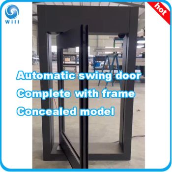 Automatic Complete Swing Door with Alu Frame Top Concealed Model - Ningbo Farwill Automation Co., Ltd. - China