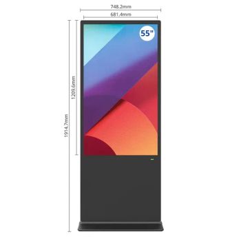 OLED Screen for Watch Laptop Thin Floor Standing Advertising Kiosk 32/43/49/55/65 Inch Custom Touch Screen Digital Signage and Displays - Guangzhou Zongheng Technology Co., Ltd. - China