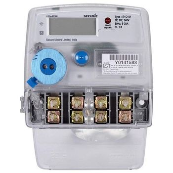 Secure Solar Net Meter, 5-30 A Watt 2 W Type E1C101 Brand Secure Phase Single Voltage 240 V Frequency 50 HZ Model No - Arinenergy - India