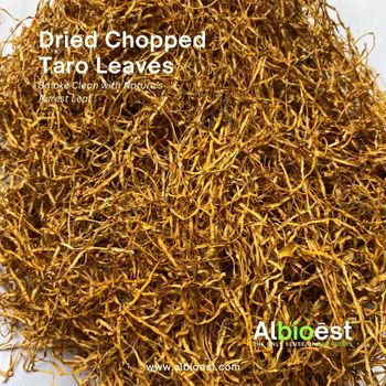 Dried Chopped Taro Leaves from PT. Albioest Intiberkah Madani Dried Chopped Taro Leaves - PT. Albioest Intiberkah Madani - Indonesia