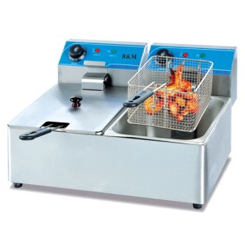 Commercial Industrial Turkey Fritadeira Friteuse Freidora Gas Electrica De Papas Mini Potato French Fries Chips Electric 6L Frying Machine Deep Fryers for Sale - Guangzhou R&M Machinery Co., Ltd. - China
