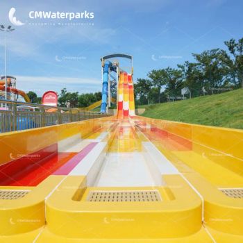 Commercial Outdoor Water Play Fun Mat Racing Rainbow Slide for Hotels Resorts Water Parks - Sichuan Chongming Amusement Equipment Manufacturing Co., Ltd. - China
