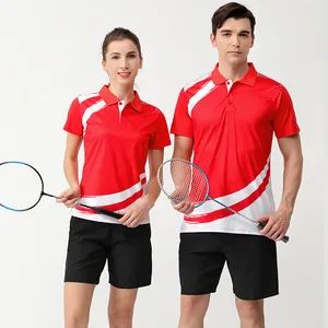 Customized Mens T Shirts Shorts Breathable Volleyball Jerseys Badminton Tops Table Tennis Clothing - Nuolang (Guangdong) Garment Industry Co., Ltd. - China