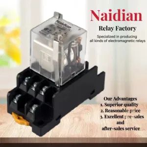 General Purpose 10A Ly3 (HH53P) 11 Pins Electric Power Relay Phase 3 Size Miniature Number of Pole 3 Certifications CE Trademark - Naidian Group Co., Ltd. - China