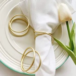 Hot Selling Metal Spiral Napkin Rings Napkin Holders Buckles for Family Dinner Wedding Party Table Decorations - Jiangxi Iwell Industrial Limited - China
