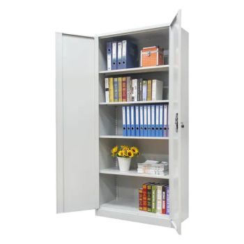 Office Furniture Steel Storage Lockers Cabinet Swing 2 Doors Metal Filing Cupboards with Adjustadle 4 Shelves - Luoyang Orpheus Industrial Limited Company - China