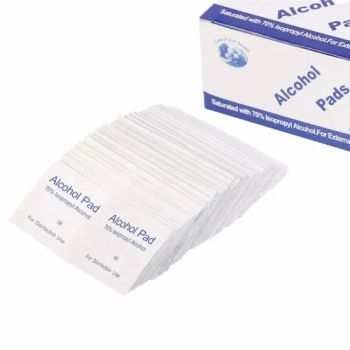 Custom Disposable Surface Cleaning 70 Isopropyl Alcohol Pads Lens Wipes Disinfection 1 PCS Per Pack Individual Package Medical Wet - Hangzhou Special Nonwovens Co., Ltd. - China