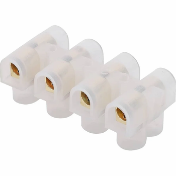 Screw Terminal Connectors Color White Material PVC Weight 30 gm IP Rating IP44 Finish Polished Reusability Reusable Packaging Type - Viraatech International - India