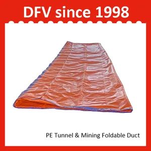 Light Weight Wear and Tear Resistant PE Foldable Lay-Flat Mining Duct - Foshan Dafeng Ventilation Technology Co., Ltd - China