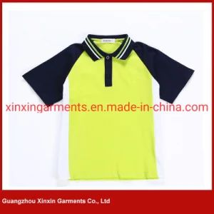 New Design White 100 Polyester Polo Shirts School Uniform Kids Wearing School Uniforms (U113) - Guangzhou Xinxin Garments Co., Ltd. - China