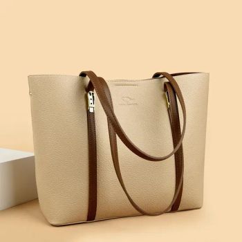 New Shoulder Tote Bags Large Capacity Messenger Droadband Female Solid Color Handbag Luxury Ladies Bucket PU Shoulder Bag - Baoding Mishuo Bag Manufacturing Co., Ltd. - China