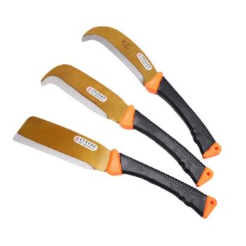Short Handle Plastic Edge Folding Sickle Weeder Gargening Hand Tool Portable Safety Manual Grass Lawn Sickle - Hangzhou Happyfull Import & Export Co., Ltd. - China