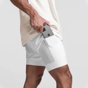 Mens Muscle Sports Shorts Outdoor Running Squat Double-Layer Underwear Boxer Quick-Drying Golf Custom Mens Mesh Shorts - Xiamen Mega Garment Co., Ltd. - China