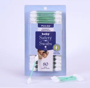 Skin-Friendly and Fragrance-Free Baby Cotton Swab HS Code 56012100 Trademark OEM/ODM Origin Hubei China Specification Customized - AIJIE COTTON SWAB LTD. - China