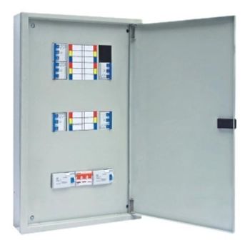 Single Door Distribution Box Brand Zaral IP Rating IP40 Shape Rectangular Durability Durable Rated Voltage 230 V Material Mild - Zaral Electricals - India