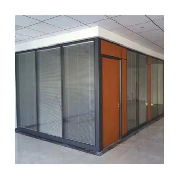 Office 4 Sides Free Standing Fixed Partition with Doors - Guangdong Bunge Building Material Industrial Co., Ltd. - China